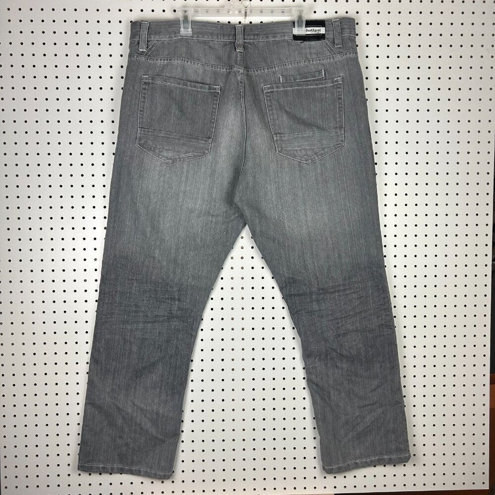 Evolution Y2K Gray Jeans 42x32 Pinkman Southpole STYLE Streetwear Skate Baggy
